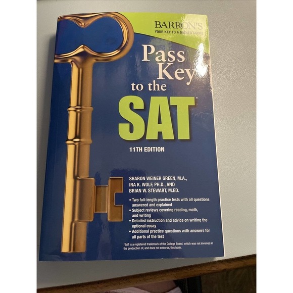 Pass Key to the SAT (Barron's SAT) by Green M.A., Sharon Weiner,Wolf Ph.… - Picture 1 of 3